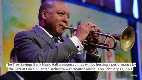 Legendary trumpeter Wynton Marsalis to perform in Troy